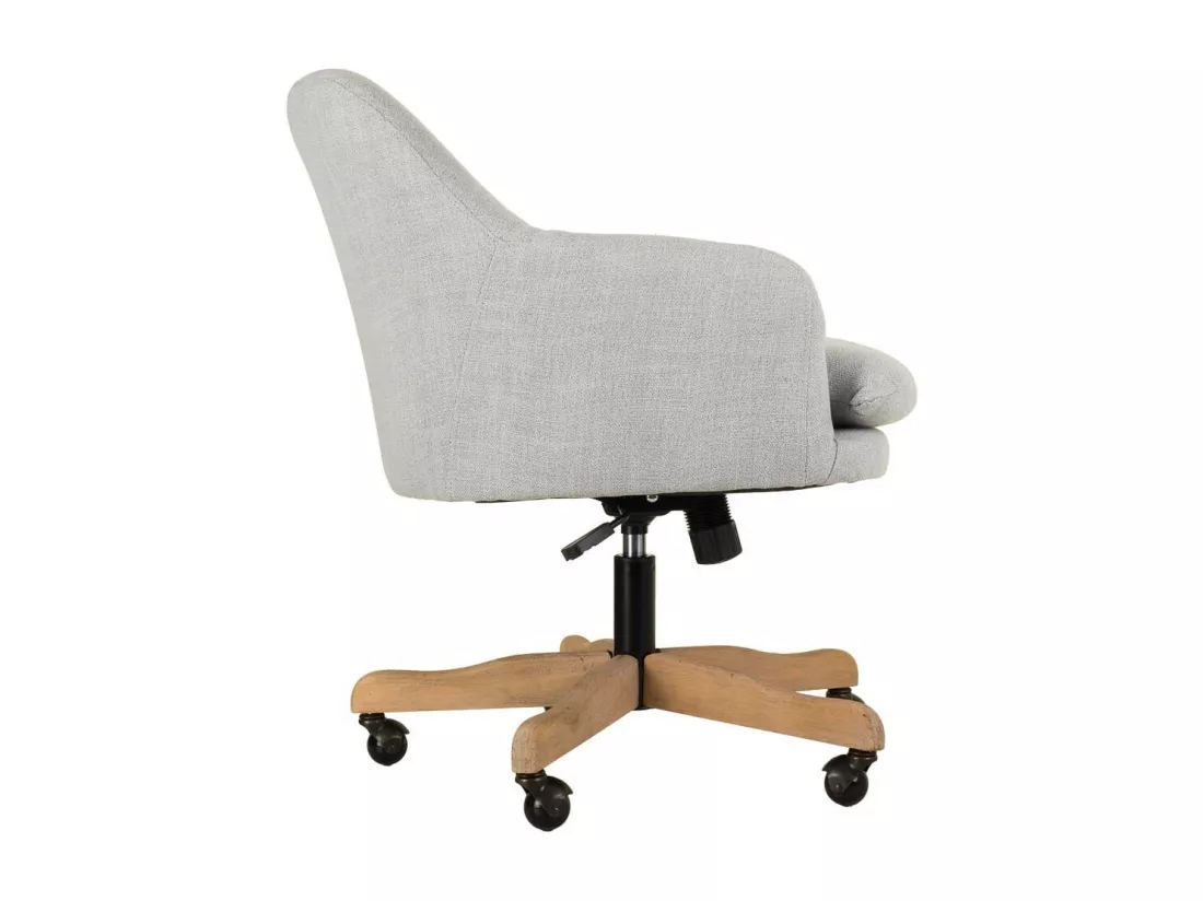 Chaise en bois tapissée avec roulettes 60x60x40/93h cm