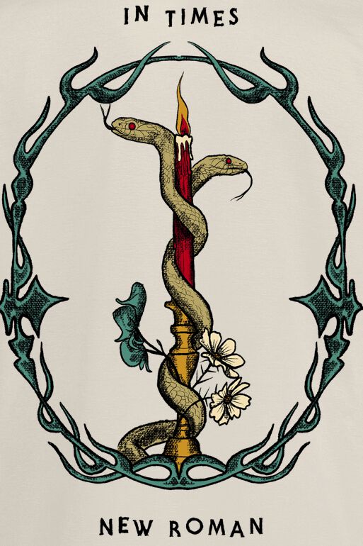 In Times New Roman - Snake Candle | Queens Of The Stone Age T-Shirt Manches courtes