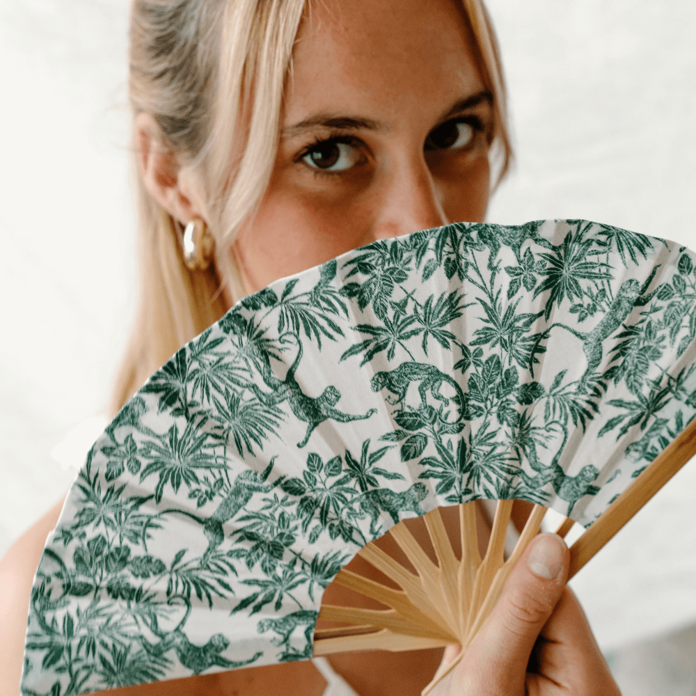Eventail Jungle Vintage