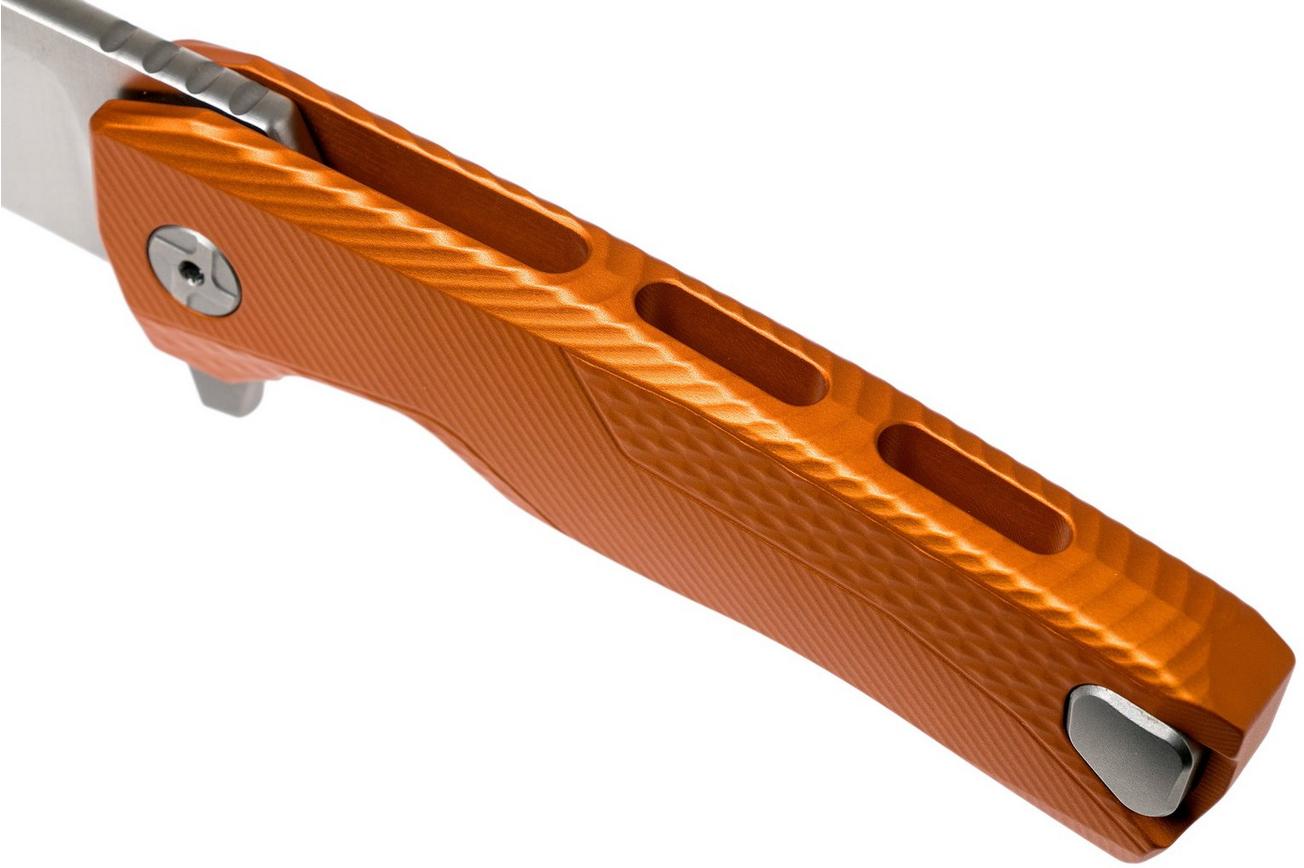 LionSteel ROK Satin Orange Aluminium ROK A OS zakmes
