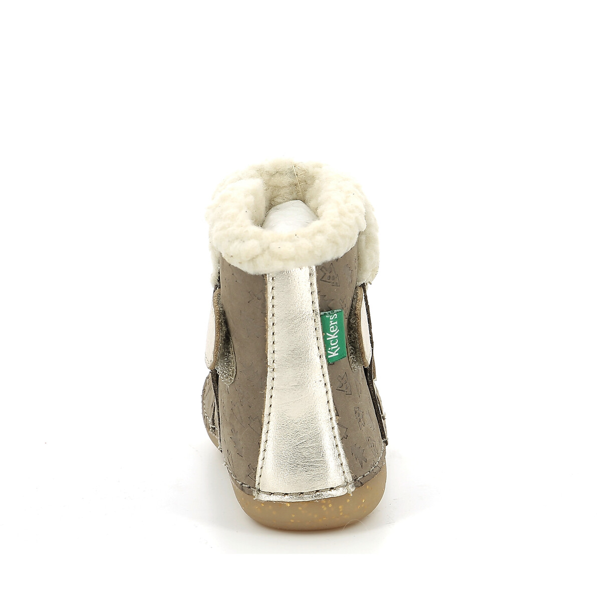 KICKERS<br>Botas de couro forradas So Windy, sola flexível