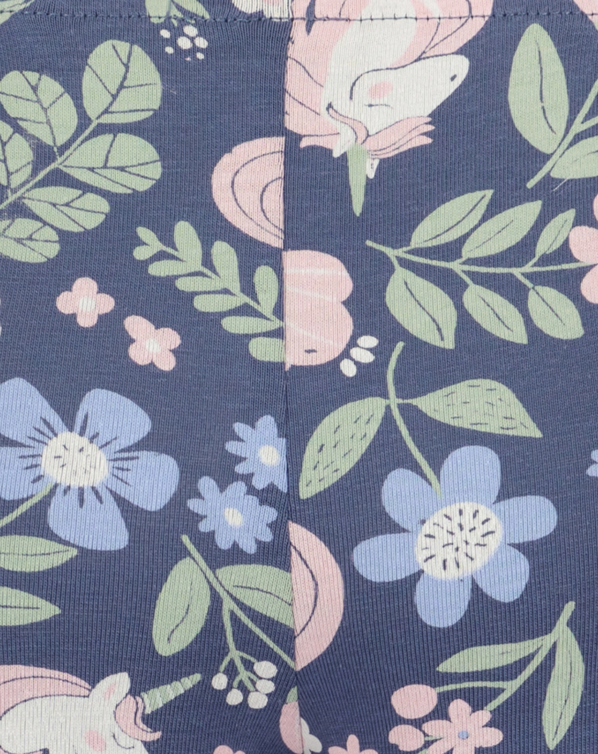 Capri-Leggings FLOWER UNICORNS in blau
