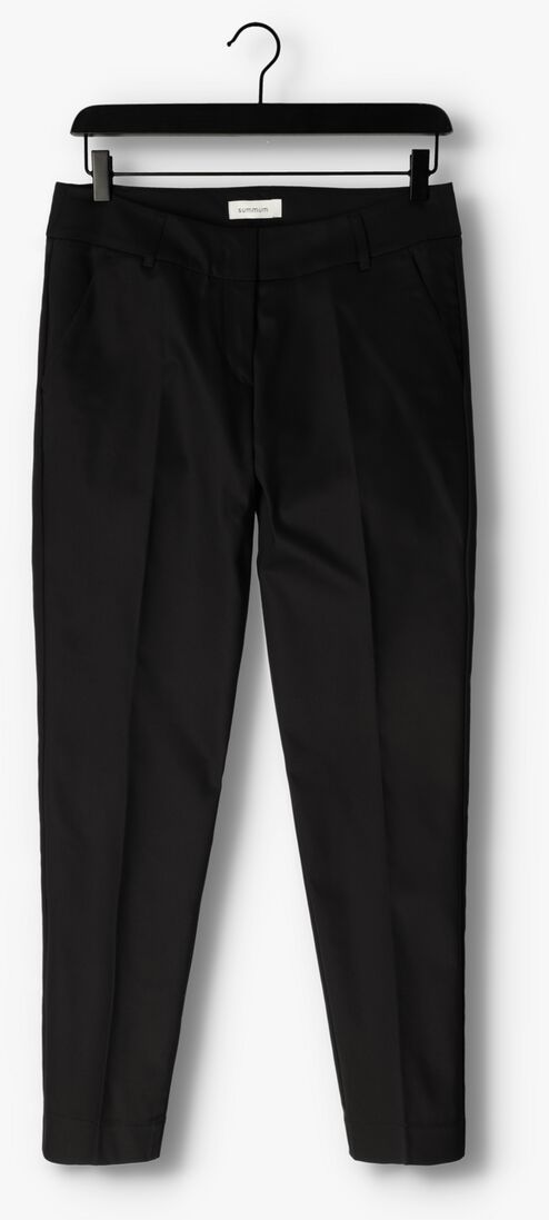 SUMMUM zwarte summum pantalon trousers classic stretch (4s100)
