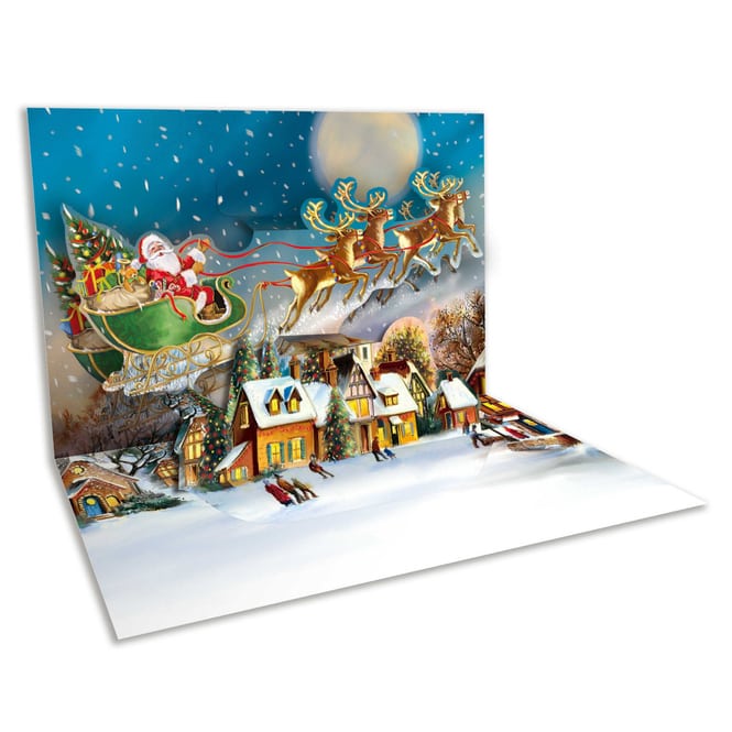 Weihnachskarte - Pop-up - 1 Stück