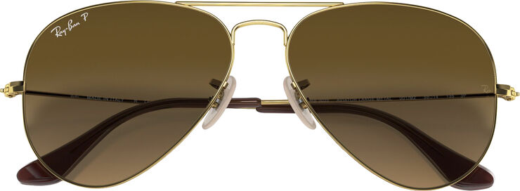 Ray-Ban AVIATOR Shiny gold