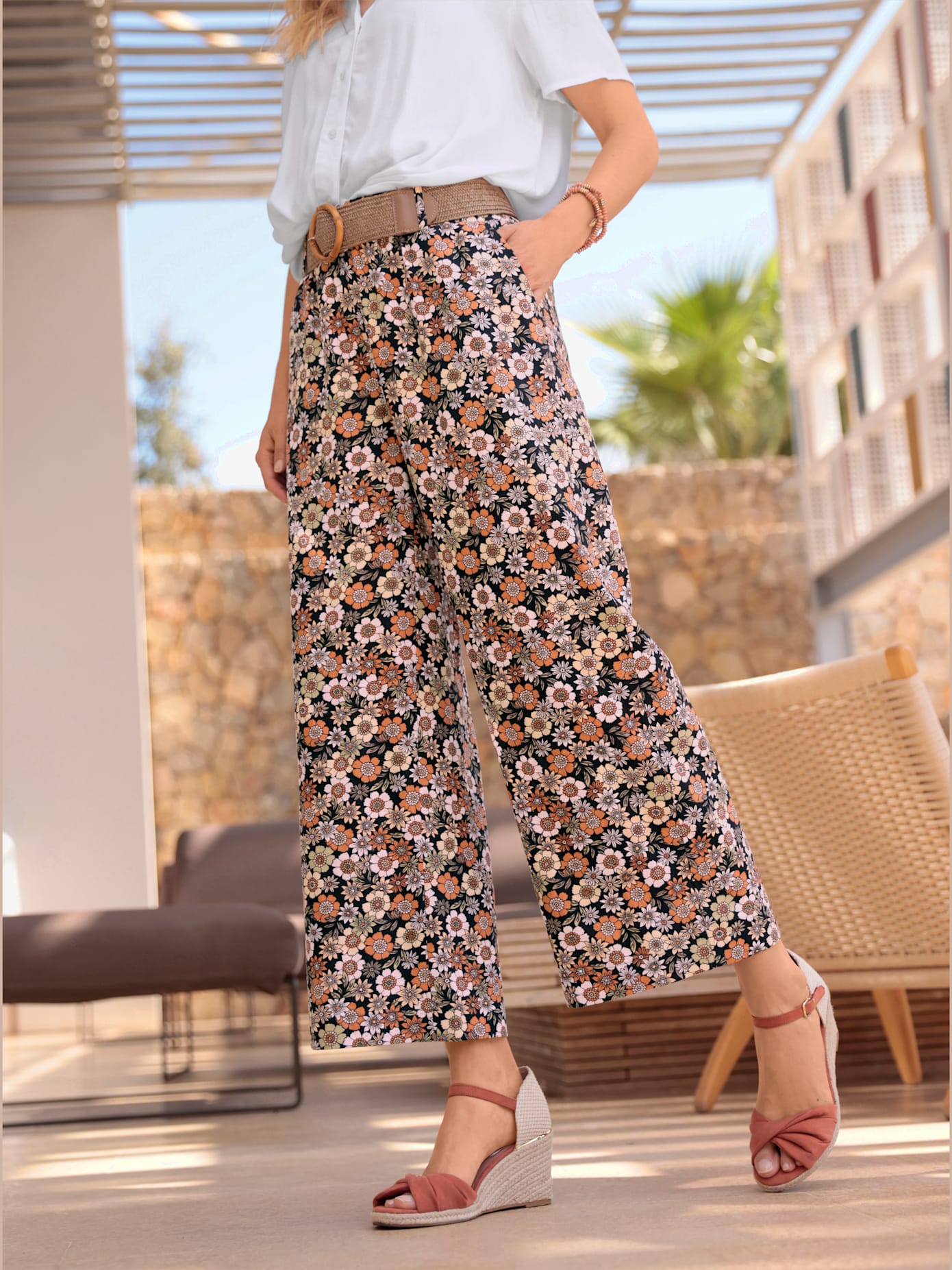 Jupe culotte 55% lin