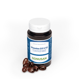 Bonusan Vitamine D3 & K2 Softgel Capsules 120SG
