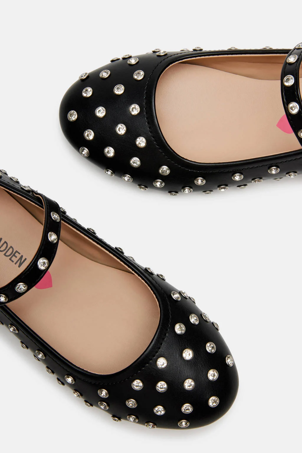 Steve Madden JVinetarballerina's zwart met studs