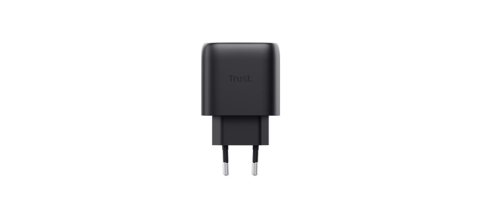 USB-Wandladegerät Maxo USB-C-GaN 45 W SchwarzUSB-C-Ladegerät mit 45 W und energieeffizienter GaN-Technologie