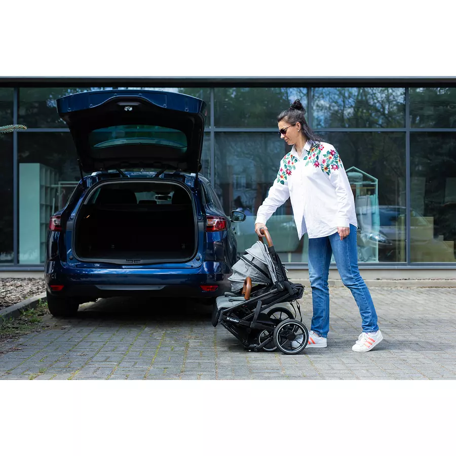 X-lander Geschwisterwagen X-Double Double Black