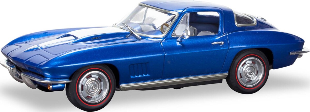Revell - 1967 Corvette Bil Byggesæt - 1:25 - Level 4 - 14517