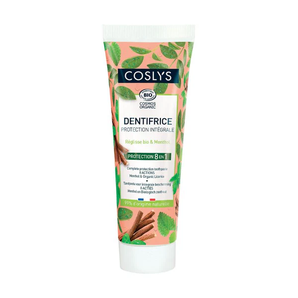 Coslys Dentifrice Réglisse & Menthol Protection Intégrale 8-en-1 100g