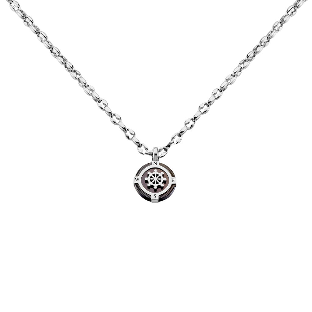 Collier Acier Blanc Kyliann