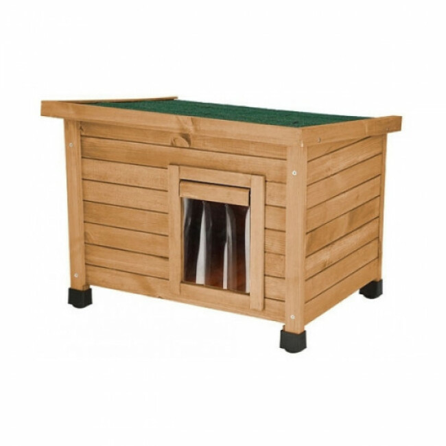 Niche en pin Rustica pour chat