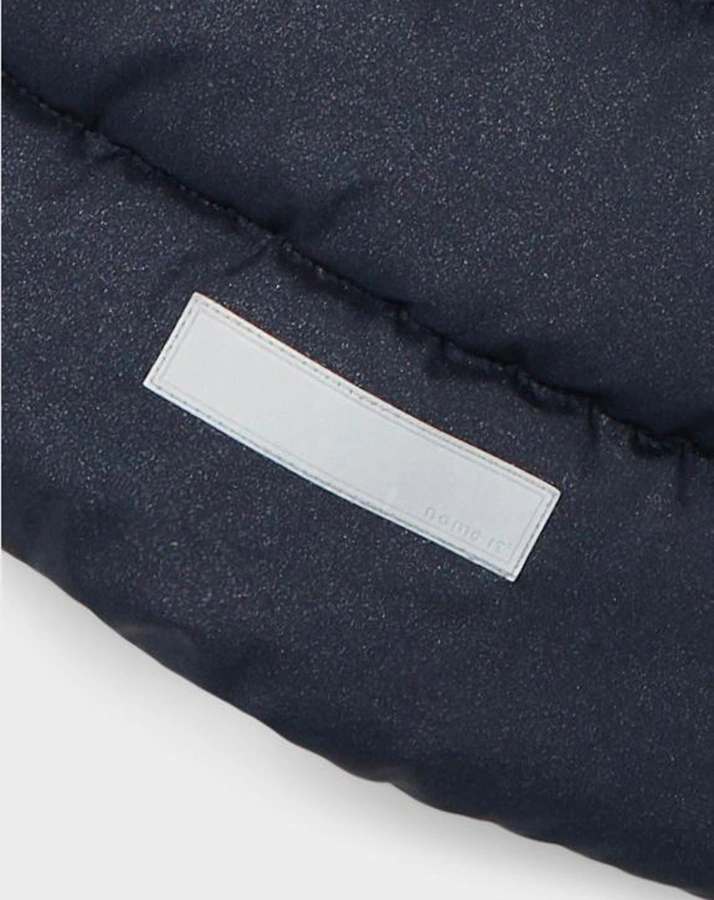 Steppjacke NMFMERETHE mit Kunstfell in dark sapphire