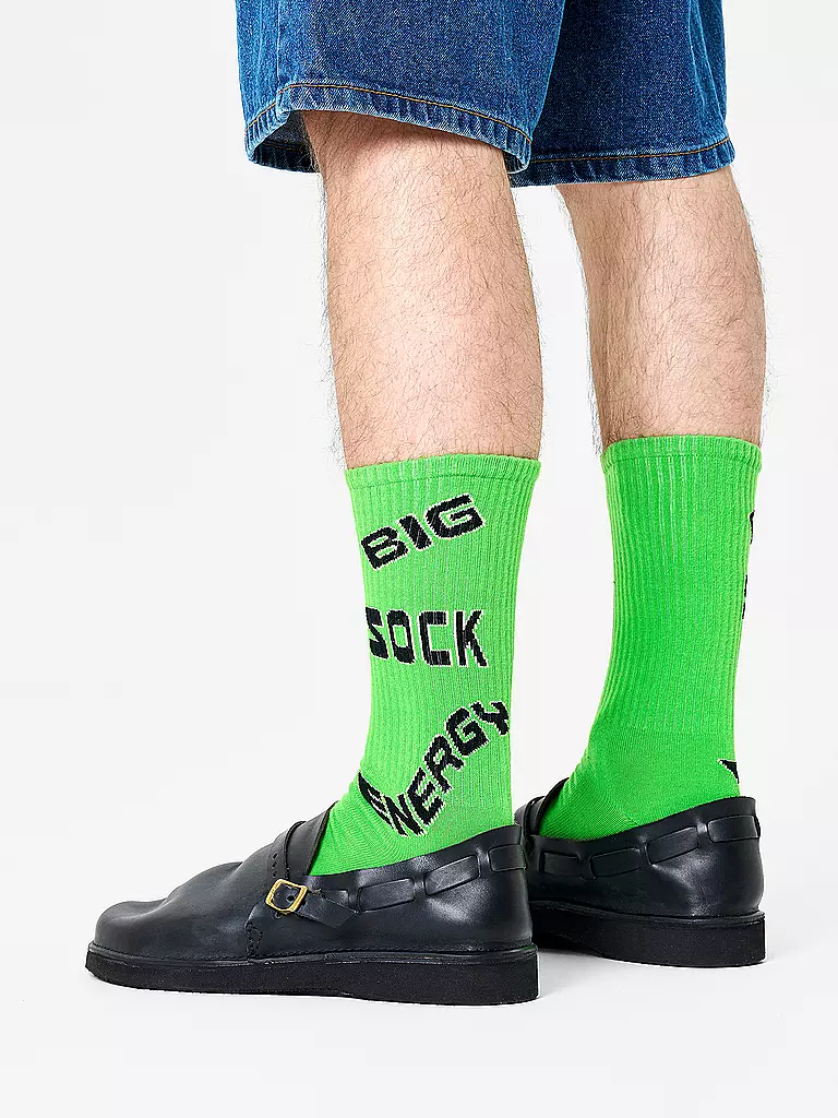 HAPPY SOCKS Herren Socken BIG SOCK ENERGY SOCK 41-46 gruen grün