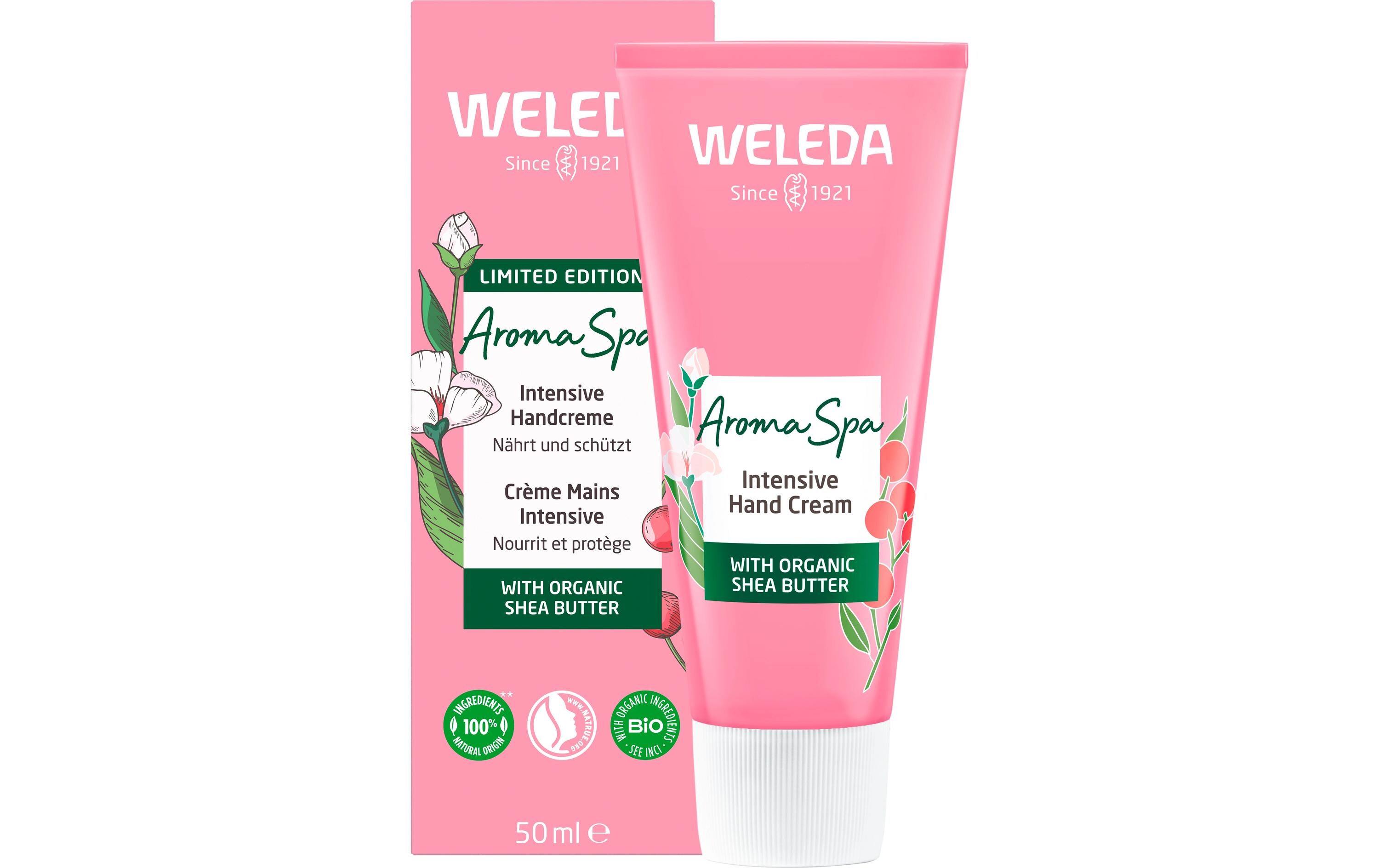 Handcrème Aroma Spa 50 mlNatürliche Handpflege mit würzig-süssem Duft