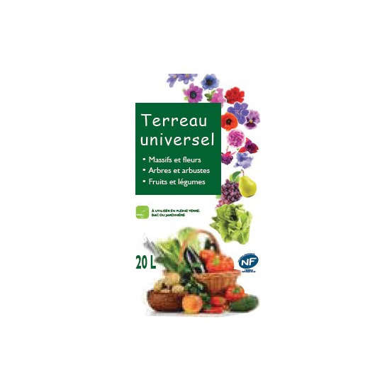 Terreau universel - sac de 20 litres