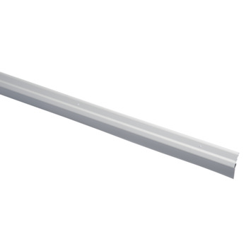 Handson tochtstrip met rubber lip schuin aluminium 93 cm