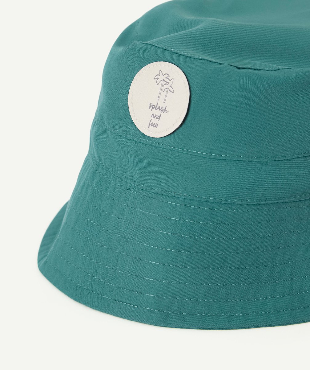 LASSIGBOB ANTI-UV BÉBÉ GARÇON VERT AVEC CORDONS