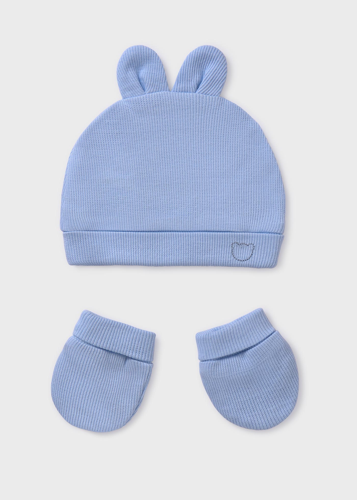 Conjunto de gorro e luvas para bebê Better Cotton