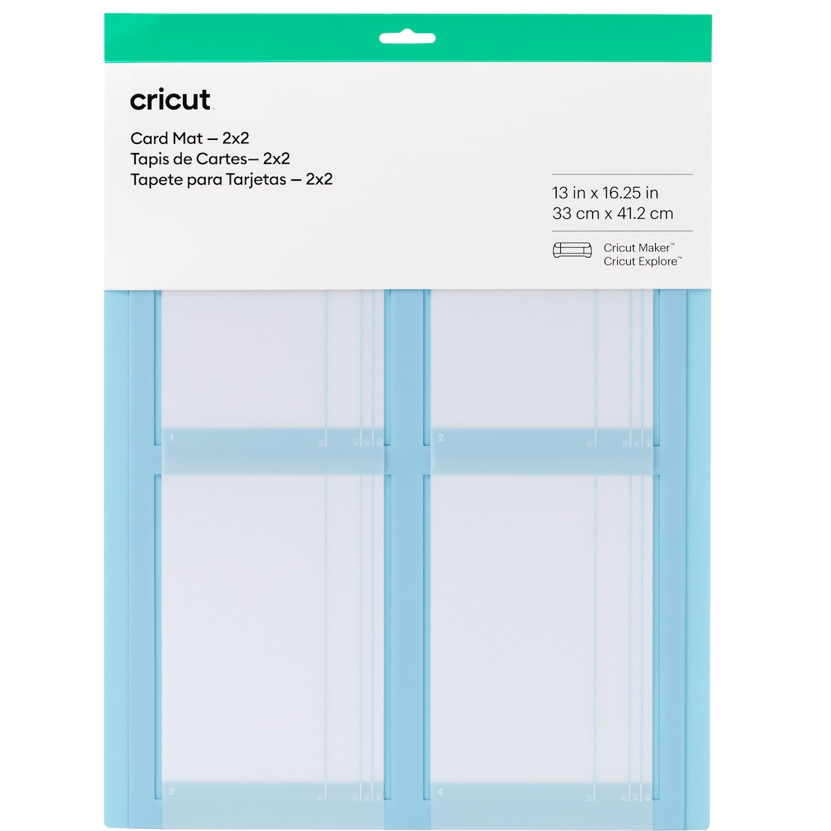 Cricut kortmatte 2x2