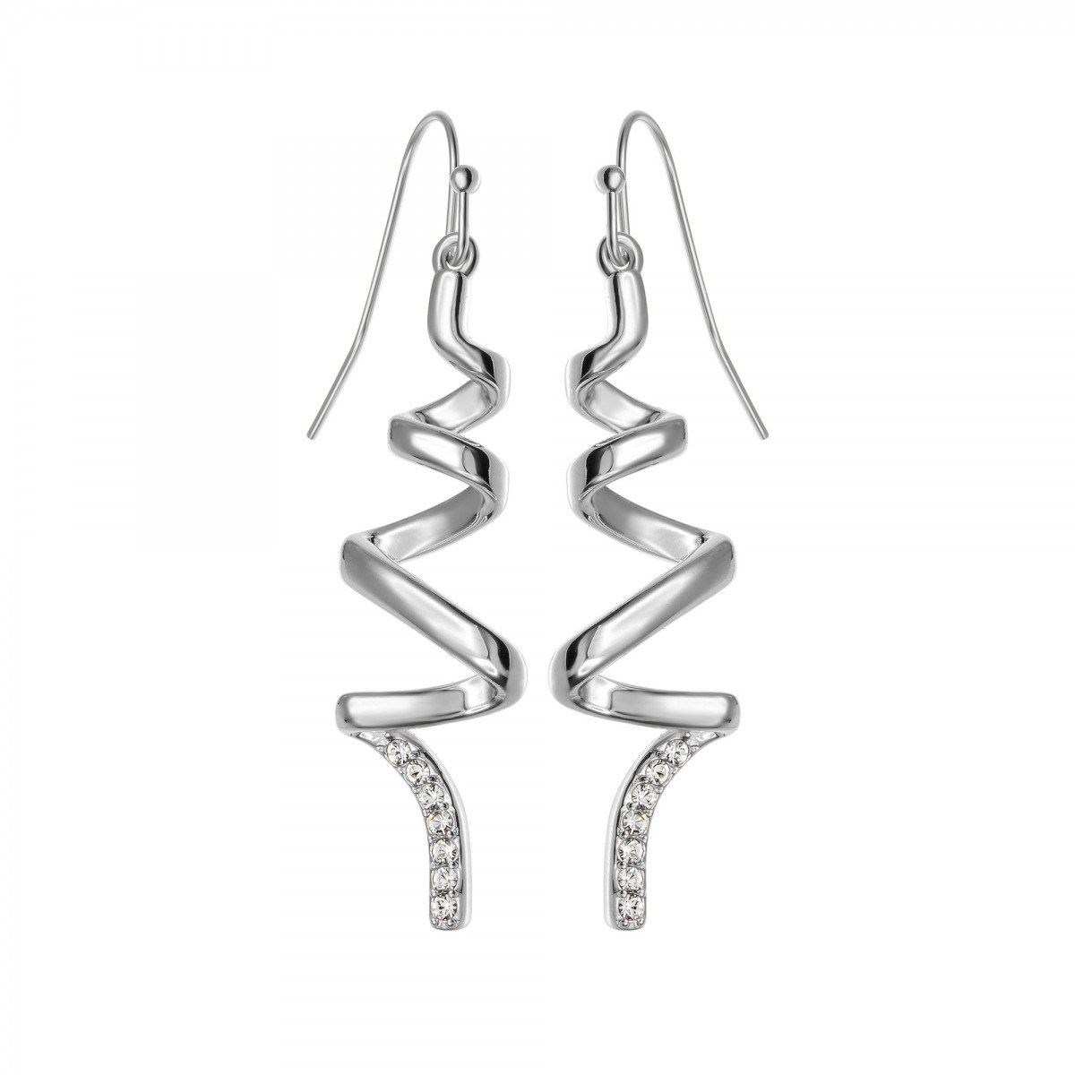 Boucles d'oreilles SC Crystal ornées de Cristaux scintillants