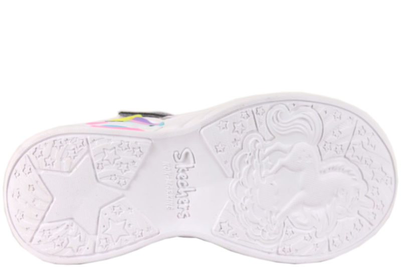 SKECHERS S LIGHTS UNICORN DREAMS SNEAKERS MED LYS