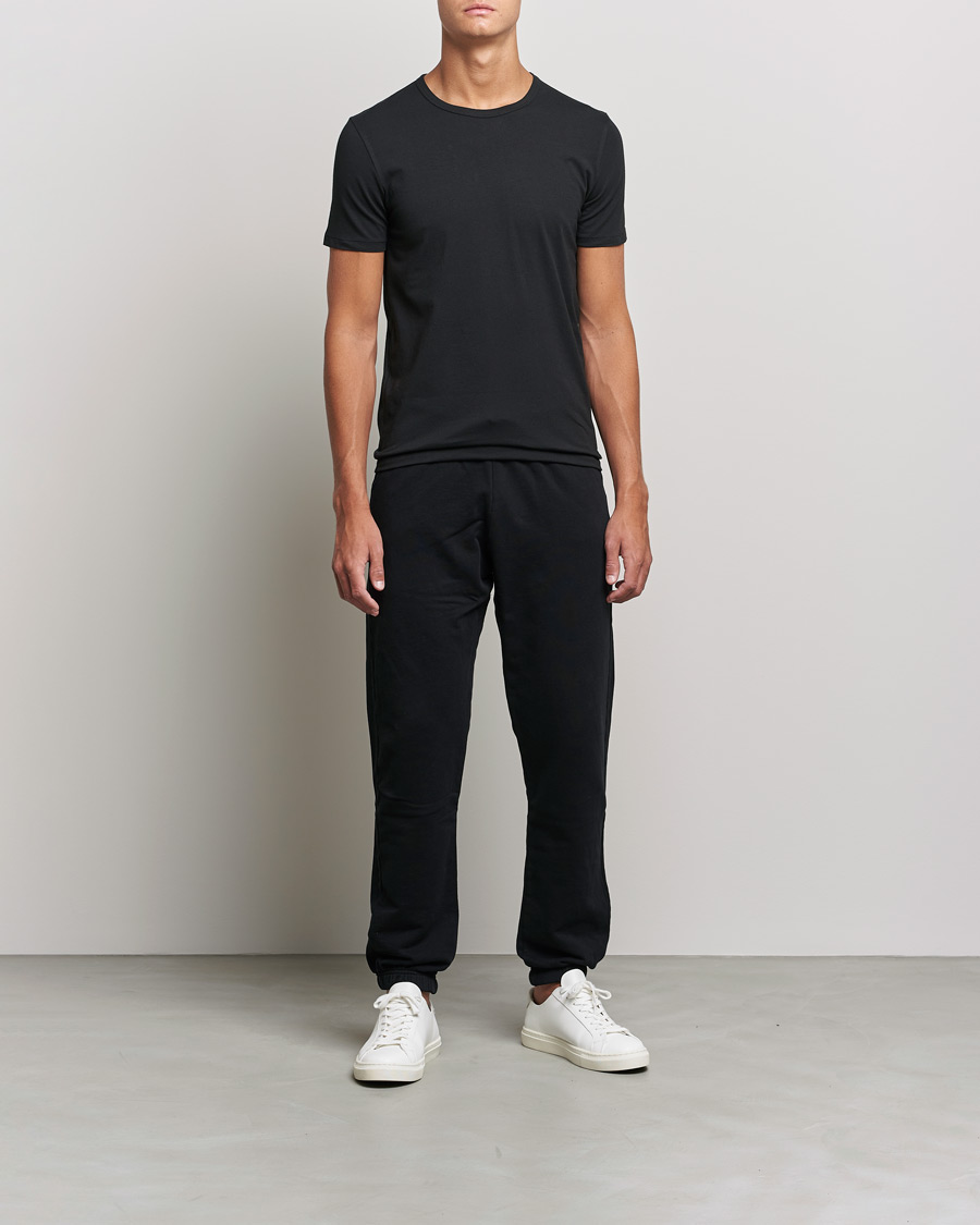 2-Pack Crew Neck Slim Fit T-Shirt Black