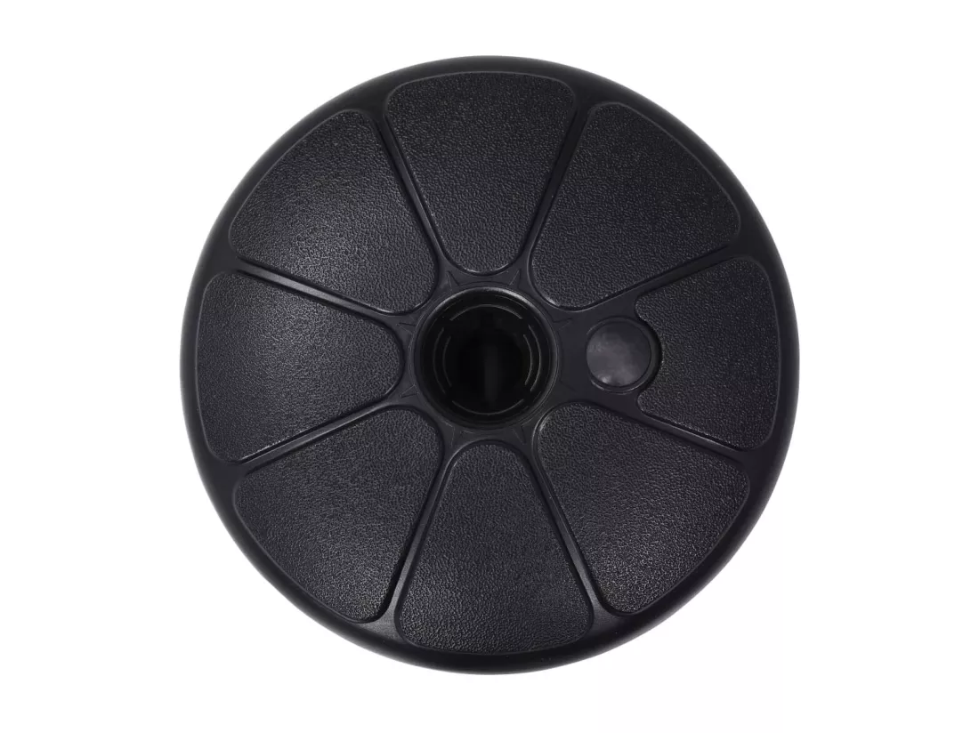Socle de parasol Rempli de sable/d'eau 15 L Noir