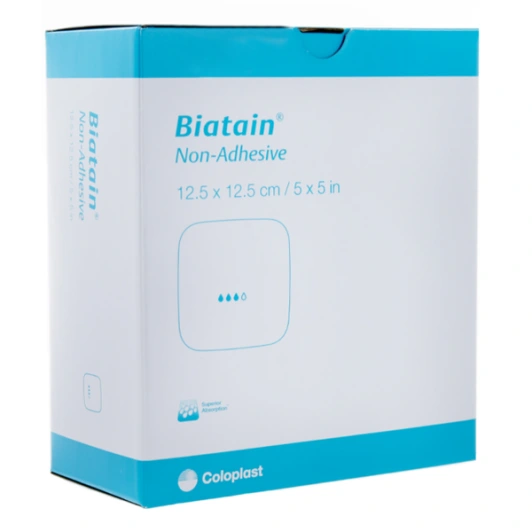 Pansement Biatain Non-Adhesive pour Plaies Très Exsudatives