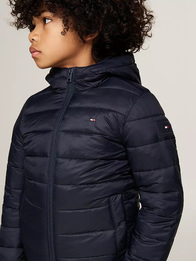 TOMMY HILFIGER Jungen Steppjacke dunkelblau