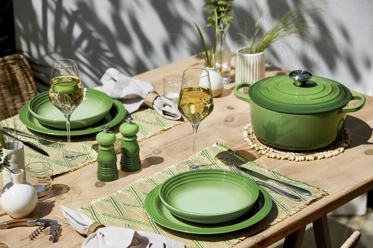 Le Creuset Tallerken 27 SIGNA Bamboo Gr Bamboo green