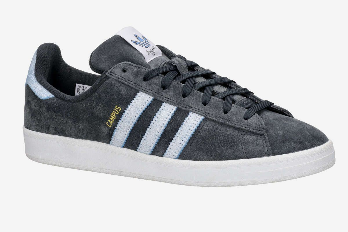 adidas Skateboarding x Henry Jones Campus ADV Schuh (carbon white light blue)