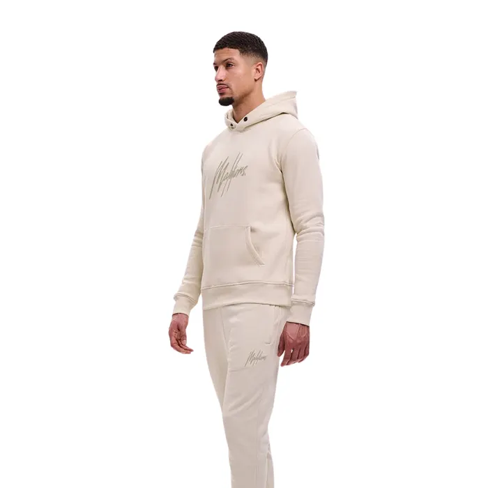 Malelions Striped Signature Hoodie Heren