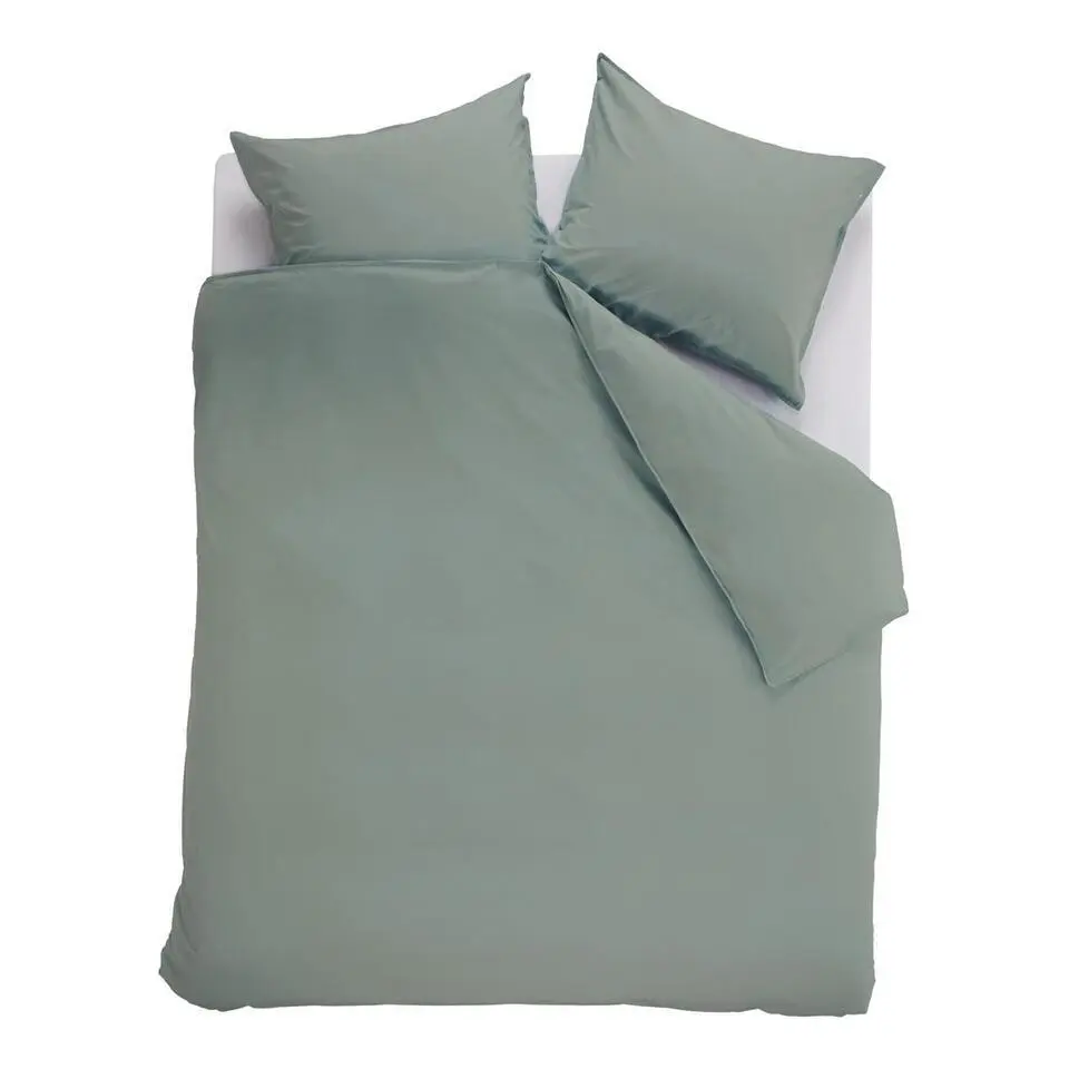 Ambiante Cotton Uni dekbedovertrek - 200x200/220 - Groen