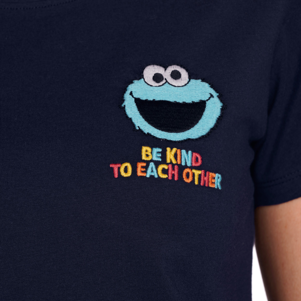 Gina Sesamstraße T-Shirt mit Print dunkelblau