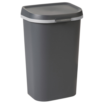 Allibert afvalbak Mistral Flat antraciet 50 liter
