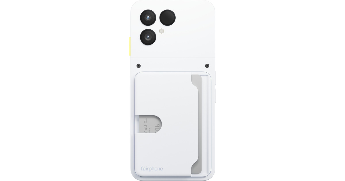 Fairphone(Gen. 6) Pashouder kaarthouder  (Wit)