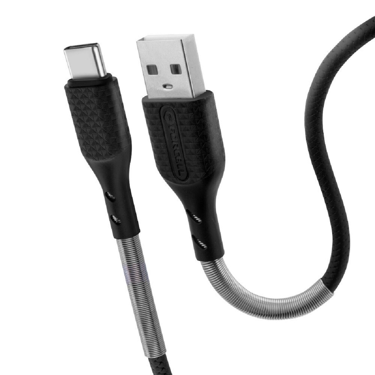 Carbon Ladekabel USB zu Typ C 2.0 2,4A CB-02A zum Aufladen