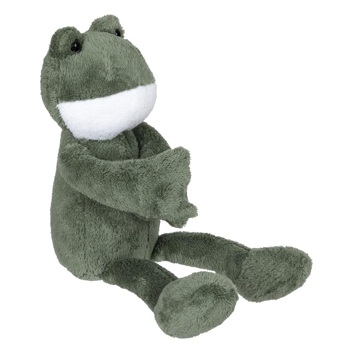 PELUCHE GRENOUILLE H.35CM