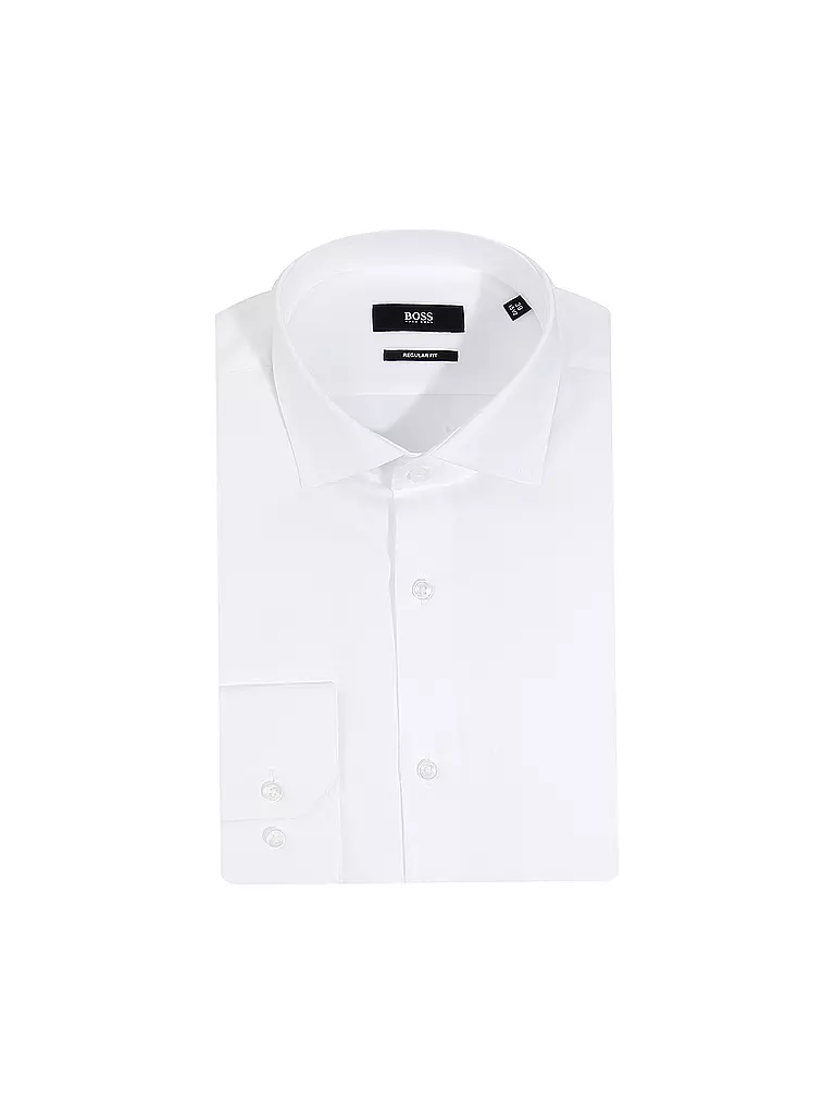 BOSS Hemd Regular Fit GORDON weiss