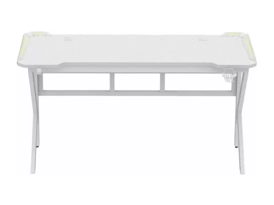 Bureau gamer LED carbone porte-gobelet design ergonomique 120x60 LIMON