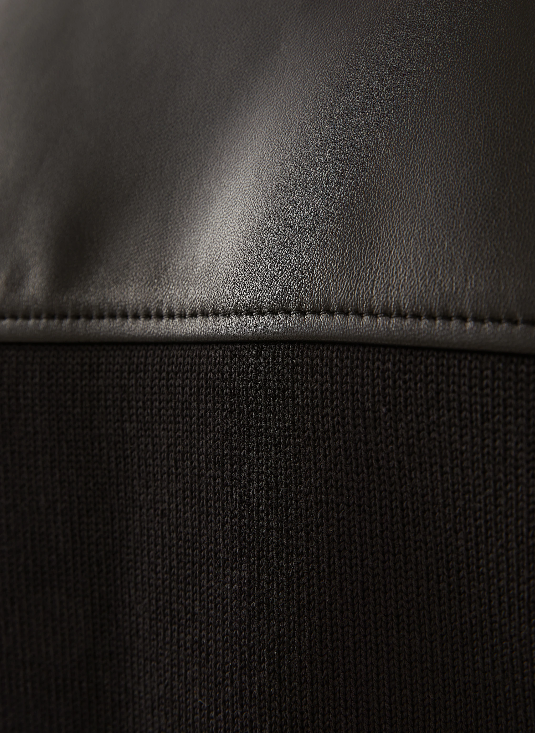 GUCCI Lederjacke im Materialmix