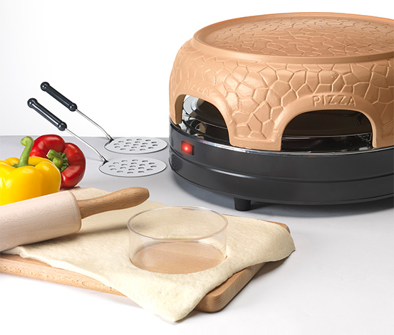 Commaxx Pizzaofen, 6 Personen