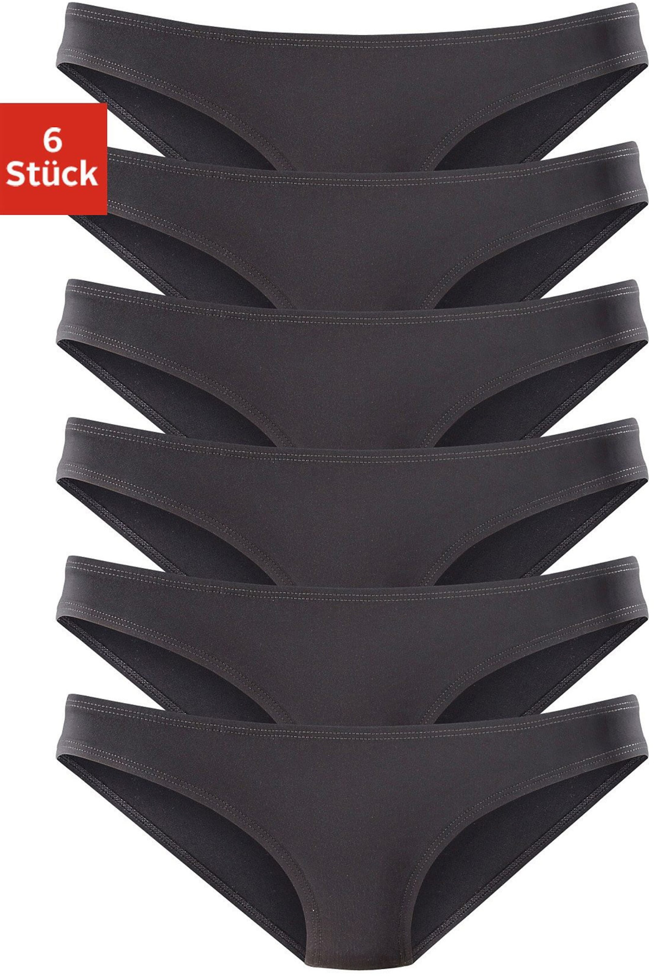 Bikinislip in schwarz