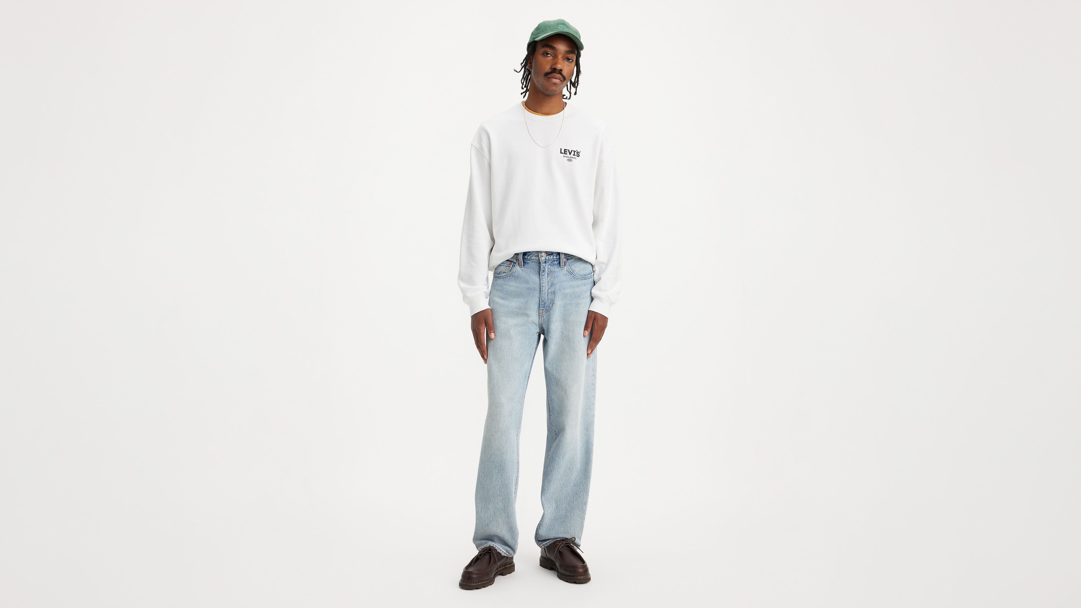 Jean 568™ Loose Straight - Baby Blue Essentials - Bleu