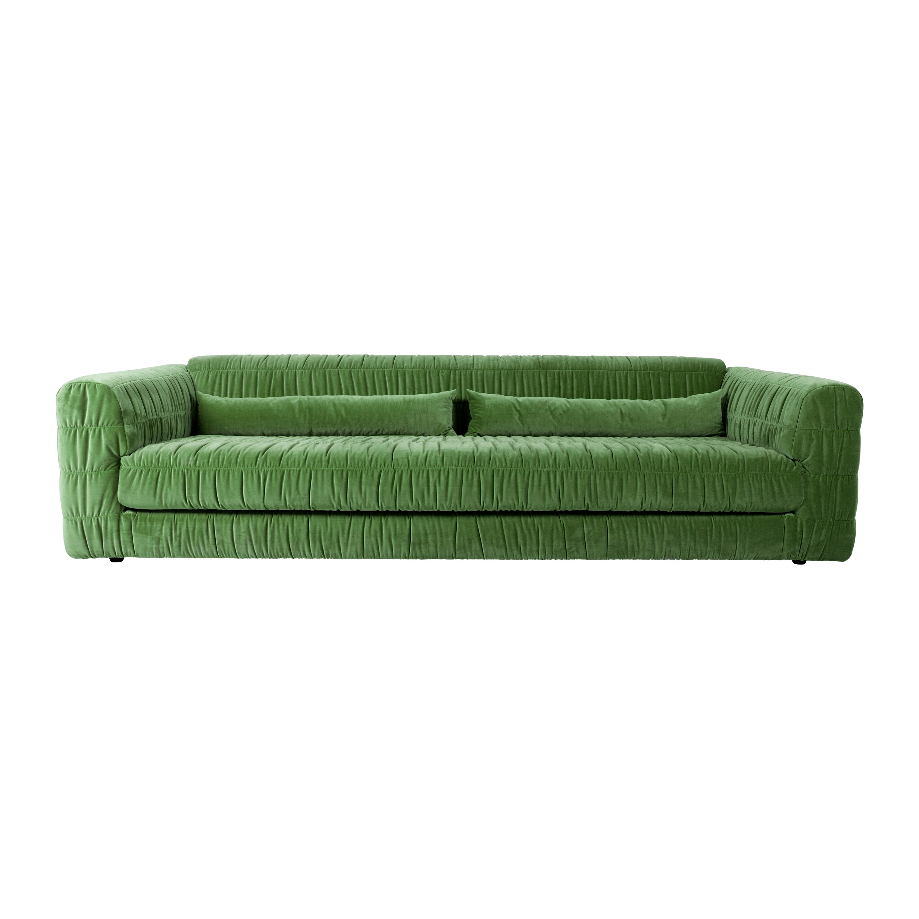 HKliving Club 4-zitsbank - Royal Velvet - Groen
