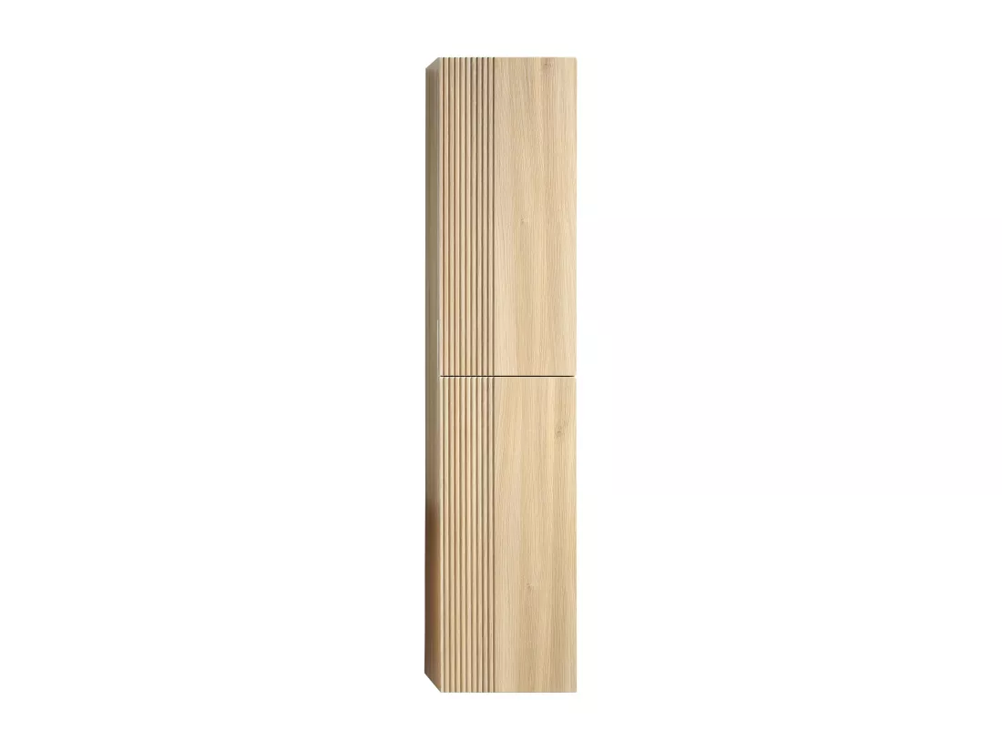 Colonne de rangement 160 cm chêne clair Aqualinea