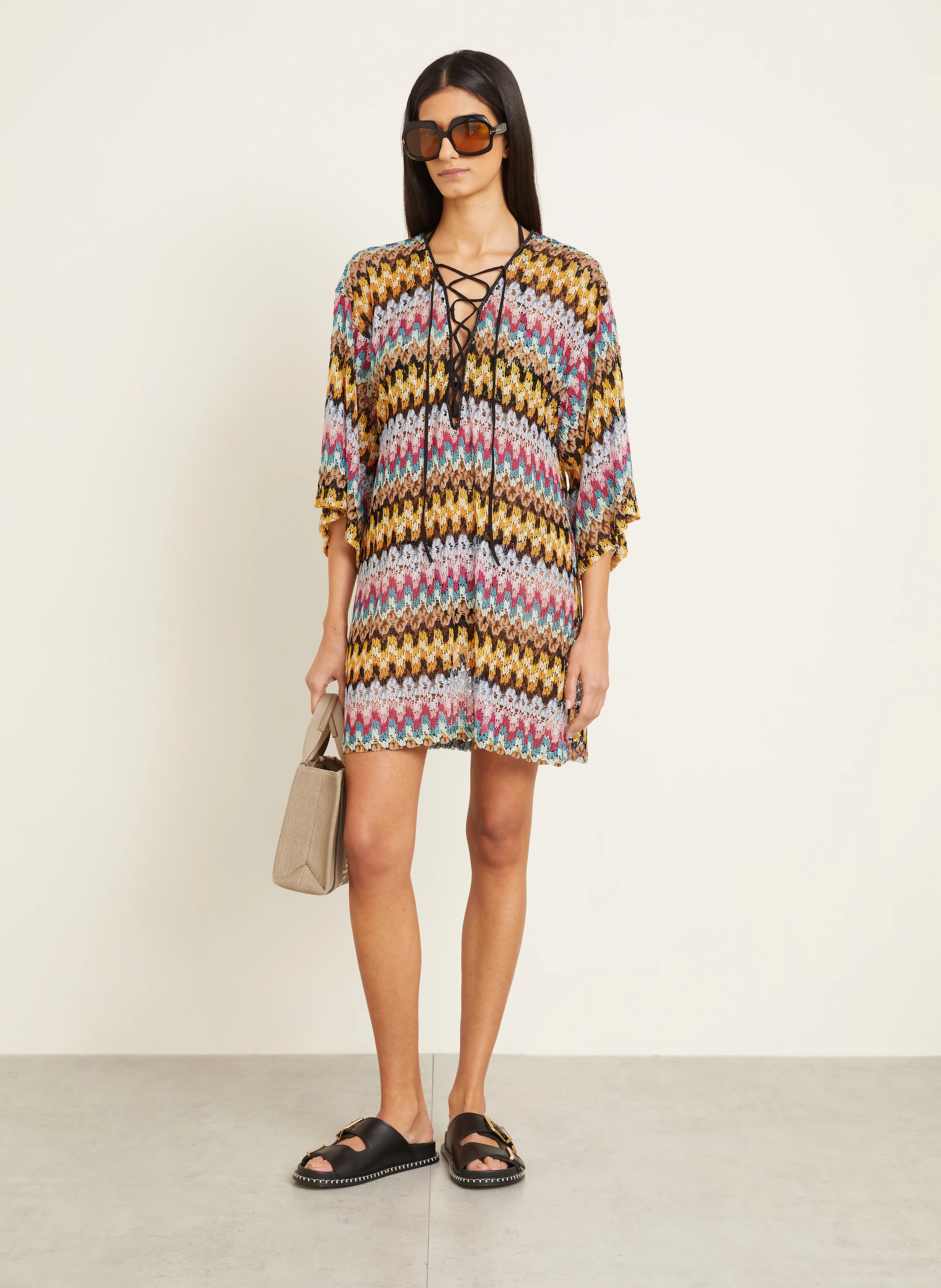 MISSONI Strandkleid mit Glitzergarn